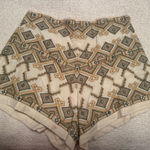 ZARA  embroidered mirror shorts Photo 0