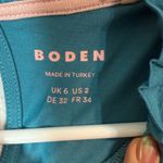 Boden Teal Long Sleeve Ruffle Top NWT, sz 2 Blue Photo 1