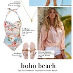 Ted Baker 💕 LONDON💕 Sakora Mint Chocolate Chip Print Swimsuit Hawaiian Beach 6 Photo 6