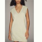 Anthropologie  Sunday in Brooklyn green Sweater layer fall Vest Mini Dress small Photo 2