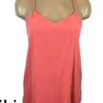 Tibi  Silk Coral Orang Sleeveless Halter Top 2 Photo 6