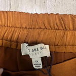Skies Are Blue NWT  Women's Bronze/Brown‎ Pleated Pants Size 1X Elastic Waistband Photo 2
