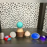 Assorted Costume Rings Set Faux Stones Multiple Styles Blue Photo 9