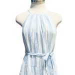 Gap 1969 1969 Tiered Halterneck Dress Blue/white Striped Size XS Photo 3