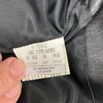 Identify Saks Fifth Avenue Leather Skirt Black Size 6 Photo 5