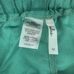 Lulus Pajama Shorts Green Ruffle Medium Lounge Sleepwear Soft Cozy Photo 2