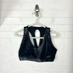 Carbon 38 Black Sports Bra in Takara Shine Size L Size L Photo 8