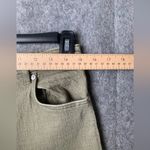 Loft  Women Size 27‎ The Curvy Straight Crop Denim Green Jeans Photo 2