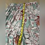 Eloise Pants Women 1 Mustard Yellow Grey Floral Print Smocked Elastic Cotton Gray Size XS Photo 11