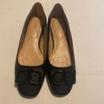 NYDJ  Women’s Faiza Nappa Leather Black Metal Bit Slip On Shoes Size 6.5 SEE DESC Photo 11
