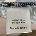 Tuckernuck Verdant Iris Royal Shirt Dress Size M NWT Black Green Floral Cotton Size M Photo 9