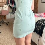 Laundry by Shelli Segal Laundry Blue Gingham, Floral Mini Dress Photo 1