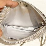 Amanda Smith ‎ Vintage Silver Metal Mesh Small Shoulder Bag Wedding Prom Photo 2