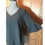 simply styled  Black Dress Bell Sleeves Small Photo 1