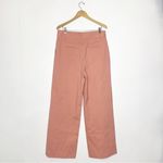 See By Chloe Women's Muted Clay Cotton Wide Leg Pleated Trouser Pant Size 12 NWT Photo 8