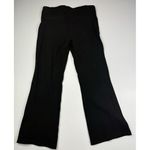 Betabrand ‎ Pants Petite Large Womens Stretchy Herringbone Career Work Wear Black Photo 3