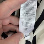 ANTHROPOLOGIE ERIKA CAVALLINI Women’s Silk Jasmine Maxi Shirt Dress Ivory Black Size 2 Photo 7