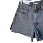 We Wore What the boyfriend short rigid denim zwb washed grey size 24 Photo 3