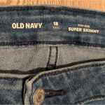 Old Navy  Jeans Plus 18 Tall High Rise Super Skinny Stretch Ankle Crop Denim Pant Photo 1