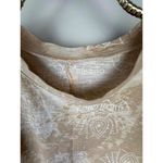Pilcro by Anthropologie Tan White Lotus Tank - Size - Small Photo 3