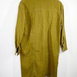 MEIER.Q Khaki Brown Long Sleeve Button Front Dress Women's Size Medium/Large M/L Photo 1