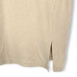 Nordstrom BP by  | NWT | XL | Fitted Slit Long Sleeve Rib Dress In Tan Boulder Photo 2