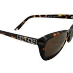 Mugler Women's Geometric Tortoise Shell Sunglasses Brown Lens UV400 Cat Eye Photo 0