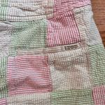 IZOD  Golf Plaid White Pink Green Seersucker Women's size 6 Skort Skirt Photo 8