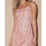 Lulus Making Magic Blush Pink Fringe Lace Photo 0