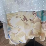 Soft Surroundings  Boho Floral Asymmetrical Open Cardigan Vest Photo 9