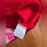 Kancy Kole Cardinal Red Heart Cardigan with Scalloped Edges, Size L Size L Photo 4