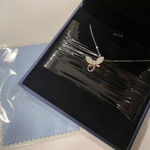 CDE Women's Dragonfly Necklace White Photo 0