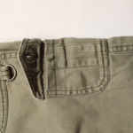 Maurice's Green Cargo Y2K Punk Streetwear Junior Miss Buckle Cotton Pants XXS 1/2 Photo 6