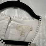 Ted Baker Ivory Silais Double Frill Blouse Size 6 US $325 White Photo 3