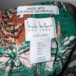 Nicole Miller New York European Grown Flax Linen Palazzo Wide Leg Pants Size L Photo 6