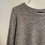 ZARA  Tunic Sweater Heather Gray Pearl Button Sleeves Photo 5