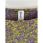Abound  NWT XS Floral Print Smock Top In Purple- Green Rosy Rose Photo 2