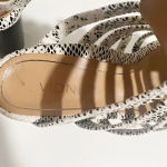 Vionic  Sami Snakeskin Heels in Black and‎ White size 5 Photo 5