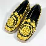 Versace NWB Barocco Print Espadrille 37.5EU in Nero Photo 6