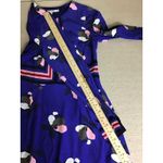 Boden Women Floral Striped A Line Dress Sz. 8R Blue Lightweight Comfort Modest Photo 8