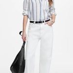 Madewell White Cuffed Low-Slung Baggy Jeans Size 30 Photo 0