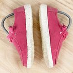 Hey Dude  Wendy Canvas Slip On Loafer Shoes Coral Red Womens Size 7 Photo 4