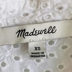 Madewell  Eyelet Bell-Sleeve Shirt White Sz XS Photo 3