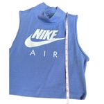 Nike  Air mock neck tank small sleeveless T-shirt purple workout active crop top Photo 3
