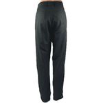 Vince  Men's Black High Waisted Straight Leg Button Trousers Dress Pants Size 34 Photo 2