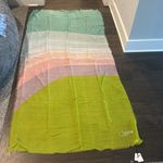 Diane Von Furstenberg NWT  Painted Stripe Sunshine Lightweight Modal Scarf Photo 1