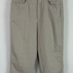 Gap  Paper Bag Waist Cropped Ballon Leg Khaki Pants Size 6 Photo 0