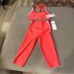 Alo Yoga NWT ALO Airlift Contrast Set (Bra SZ S), (Legging SZ XS) Candy Stripe Photo 4