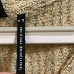 Urban Outfitters Out From Under Medium Waffle Knit Top Beige Oversized VNeck Tie Photo 7