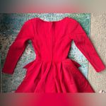 Vintage Riff’s custom red rosette button dress, size small Photo 13